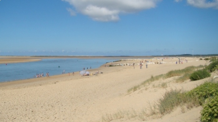 La plage de La Palmyre