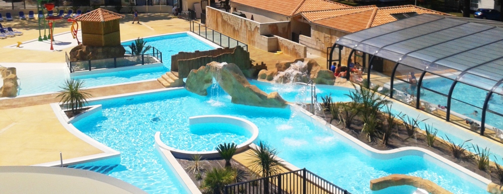 Camping la Palmyre avec piscine et toboggan 